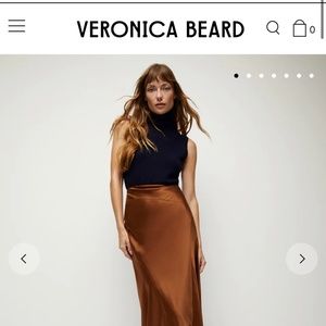 Veronica Beard Sorelle Skirt in Maroon Size 6